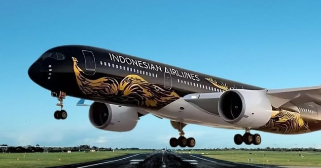 Ilsutrasi Indonesia Airlines.  [Instagram]